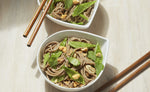 Soba Noodles and Snap Peas with Not Just Salad Dressing