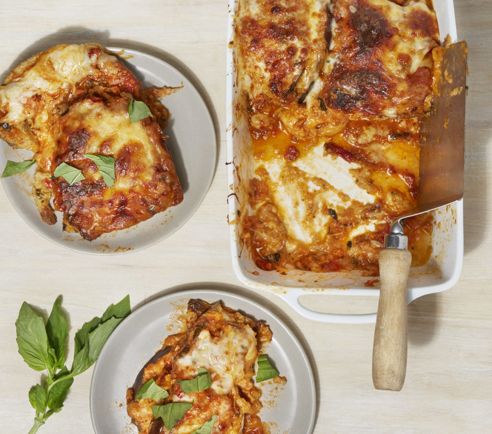 Easy Eggplant Parm with Not Just Pasta Sauce